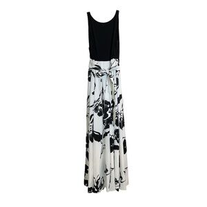 Lauren Ralph Lauren Black & White Floral Maxi Dress